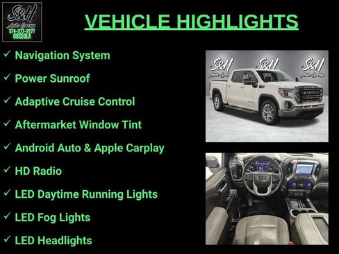 Used 2021 GMC Sierra 1500 SLT w/ SLT Premium Plus Package AWD/4WD image 3