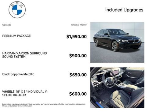 Used 2026 BMW 330i xDrive Sedan w/ Premium Package AWD/4WD image 3
