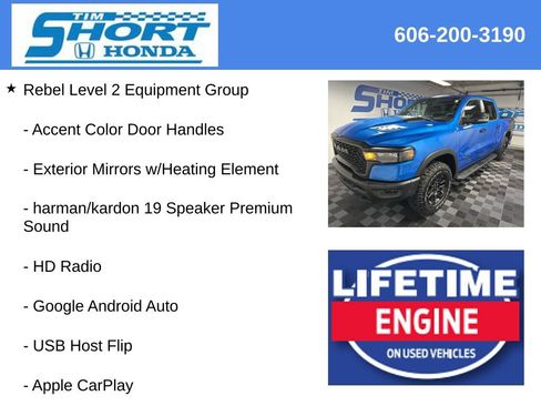 Used 2025 RAM 1500 Rebel w/ Rebel Level 2 Equipment Group AWD/4WD image 21