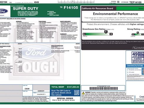 New 2026 Ford F450 King Ranch w/ Chrome Package AWD/4WD image 6