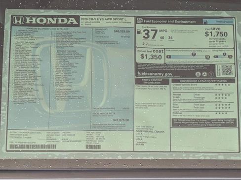 New 2026 Honda CR-V Sport-L image 18