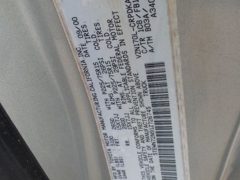 Used 2001 Toyota Tacoma 4x4 Xtracab V6 image 63