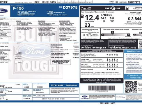 Used 2025 Ford F150 XLT w/ Equipment Group 301A Standard image 2