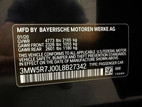 Used 2020 BMW 330i xDrive Sedan w/ Driving Assistance Package AWD/4WD image 32
