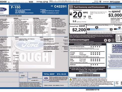 Certified 2023 Ford F150 King Ranch w/ Equipment Group 601A High image 2