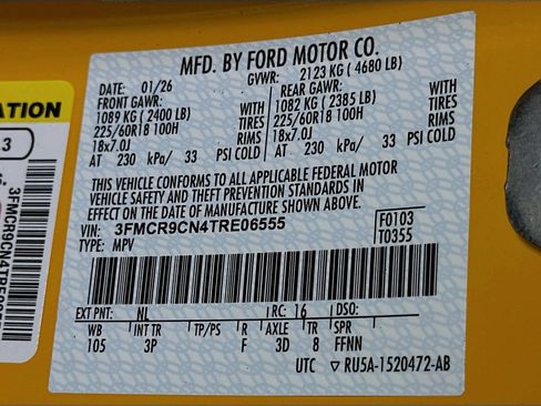 New 2026 Ford Bronco Sport Outer Banks w/ Outer Banks Tech Package+ AWD/4WD image 20