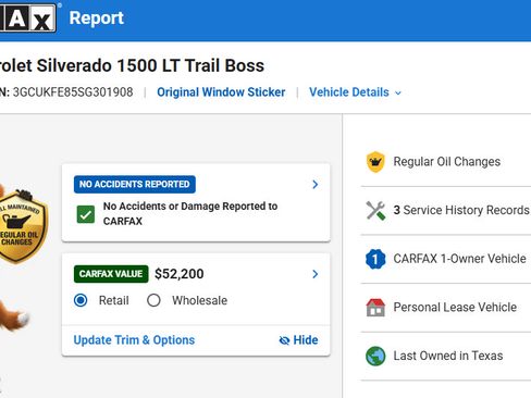 Used 2025 Chevrolet Silverado 1500 LT Trail Boss w/ Convenience Package II AWD/4WD image 36