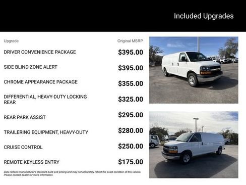 New 2025 Chevrolet Express 2500 Extended w/ Driver Convenience Package RWD image 14