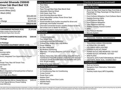 New 2026 Chevrolet Silverado 2500 Custom w/ Custom Convenience Package