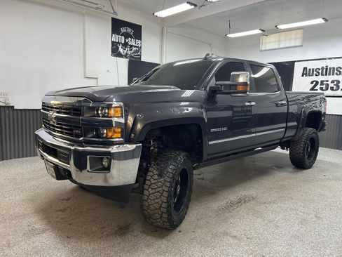 Used 2016 Chevrolet Silverado 2500 LTZ w/ Duramax Plus Package AWD/4WD image 3