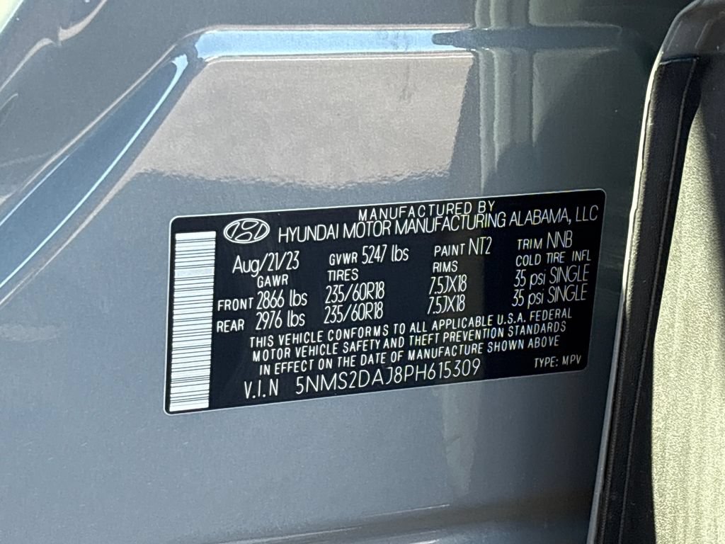 Certified 2023 Hyundai Santa Fe SEL AWD/4WD image 35