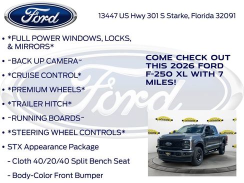 New 2026 Ford F250 XL w/ STX Appearance Package image 10