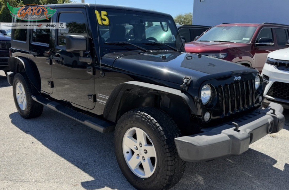 Used 2015 Jeep Wrangler Unlimited Sport w/ Quick Order Package 24S AWD/4WD image 1