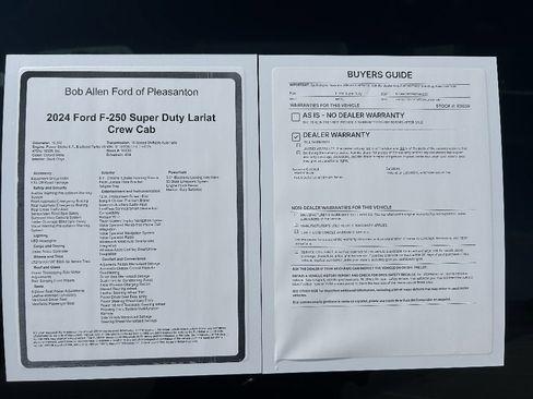 Used 2024 Ford F250 Lariat w/ FX4 Off-Road Package AWD/4WD image 22