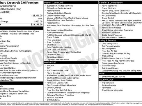 Used 2016 Subaru Crosstrek 2.0i Premium image 3