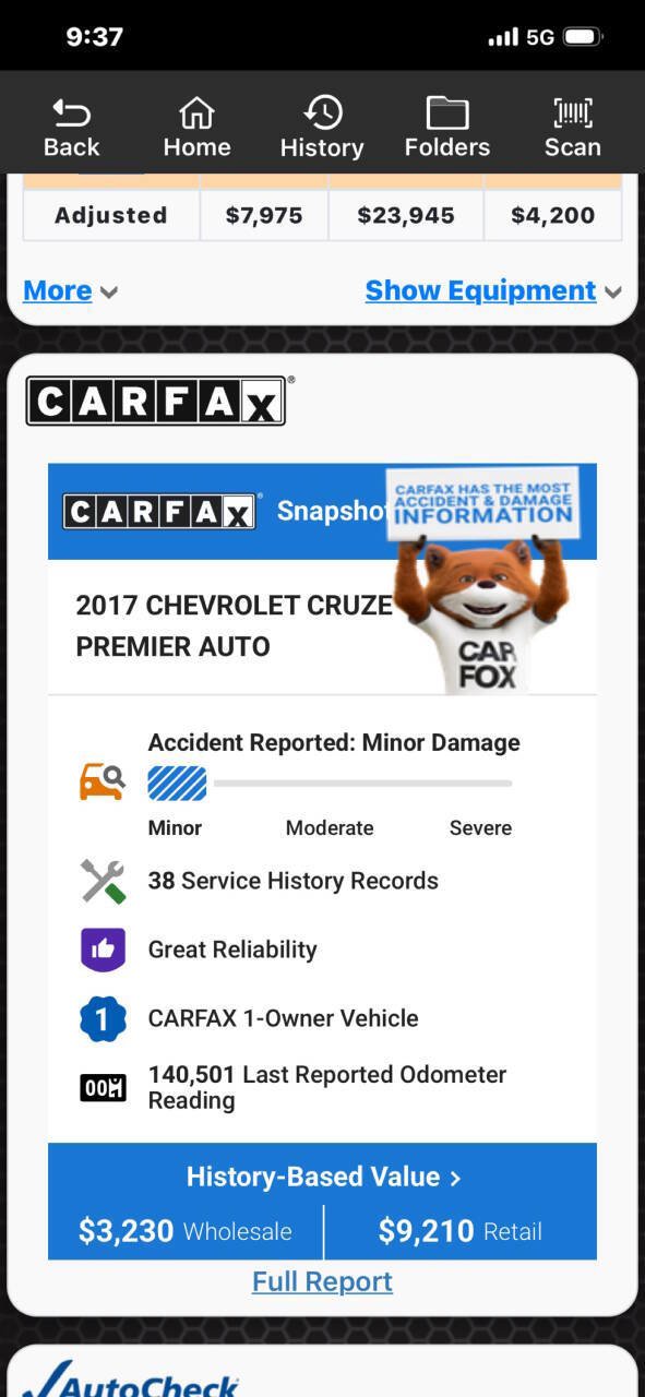 Used 2017 Chevrolet Cruze Premier FWD image 2