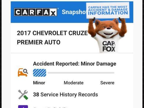 Used 2017 Chevrolet Cruze Premier FWD image 2