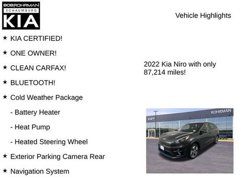 Used 2022 Kia Niro EX w/ Cold Weather Package FWD image 7