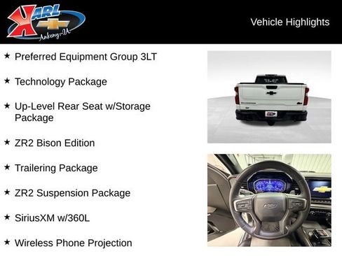 Certified 2023 Chevrolet Silverado 1500 ZR2 w/ ZR2 Bison Edition image 2