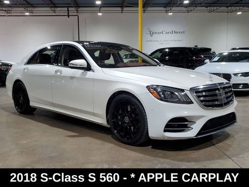 Used 2018 Mercedes-Benz S 560 4MATIC Sedan image 3