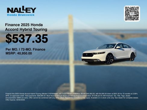 New 2025 Honda Accord Touring image 7