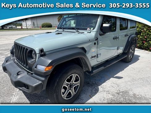 Used 2023 Jeep Wrangler Unlimited Sport w/ Sun And Sound Package AWD/4WD image 1