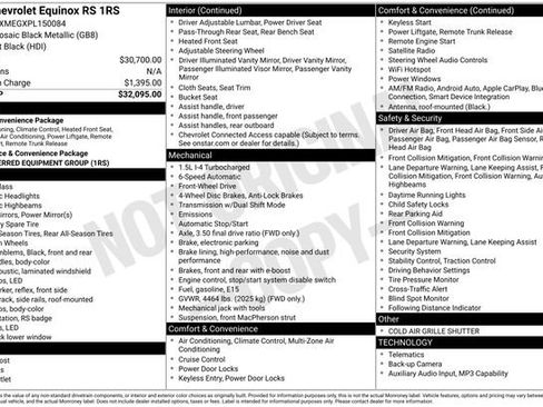 Certified 2023 Chevrolet Equinox RS image 37
