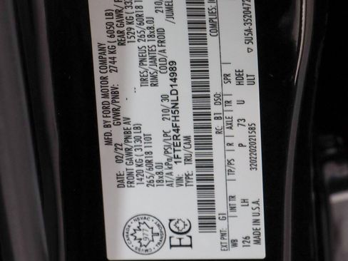 Used 2022 Ford Ranger XLT w/ Equipment Group 302A High AWD/4WD image 32