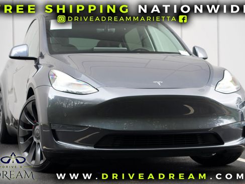 Used 2020 Tesla Model Y Long Range AWD/4WD image 2