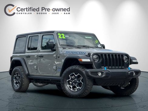 Used 2022 Jeep Wrangler Unlimited Rubicon 4xe w/ Cold Weather Group AWD/4WD image 2