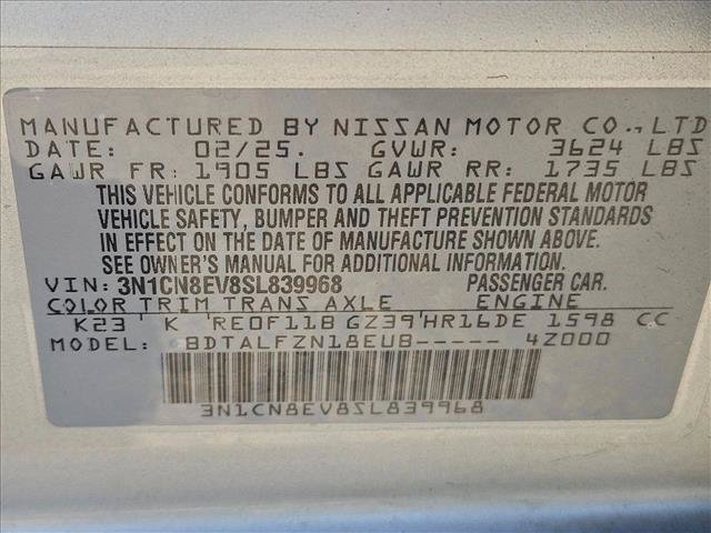 Used 2025 Nissan Versa SV FWD image 24