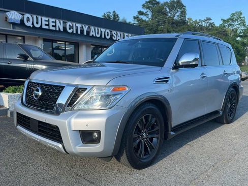 Used 2017 Nissan Armada Platinum w/ Interior Lighting Package AWD/4WD image 2