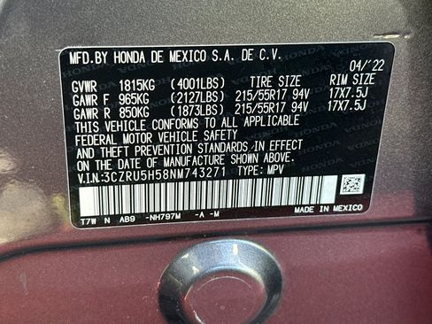 Used 2022 Honda HR-V EX image 28
