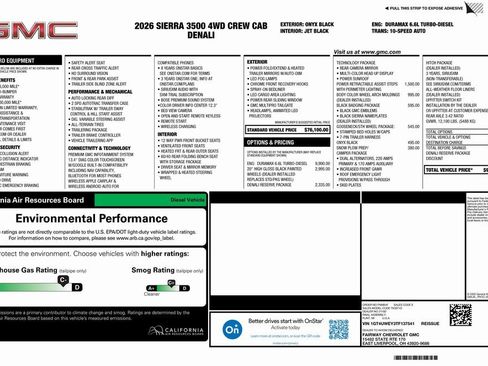 New 2026 GMC Sierra 3500 Denali w/ Denali Reserve Package image 4