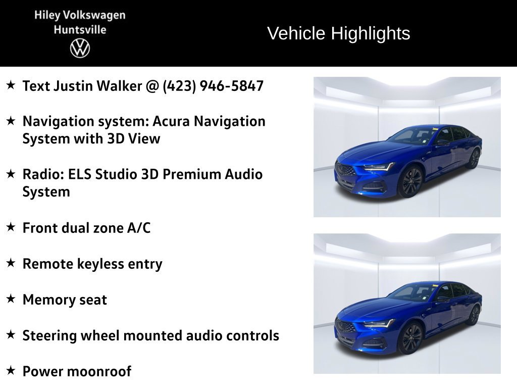 Used 2023 Acura TLX w/ A-SPEC Package AWD/4WD image 6