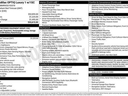 New 2025 Cadillac Optiq Luxury 1 image 9