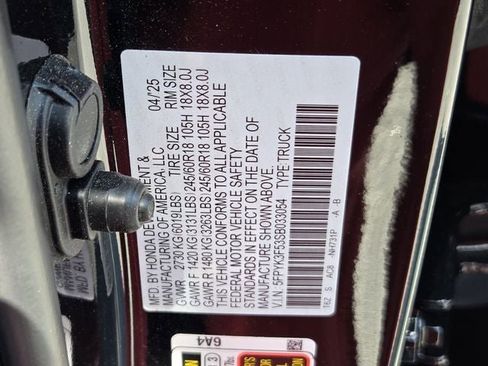 Certified 2025 Honda Ridgeline RTL image 31