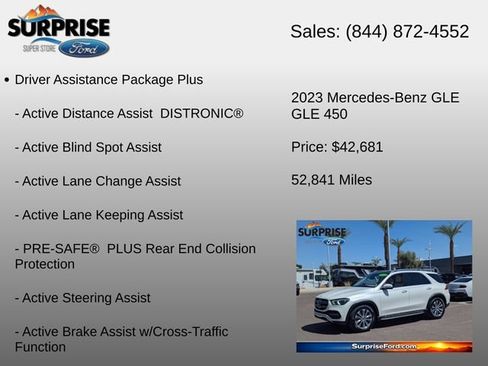 Used 2023 Mercedes-Benz GLE 450 4MATIC w/ 3rd Row Seat Package image 6