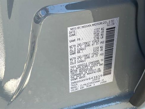 New 2026 Nissan Frontier PRO-4X w/ Tow Package image 32