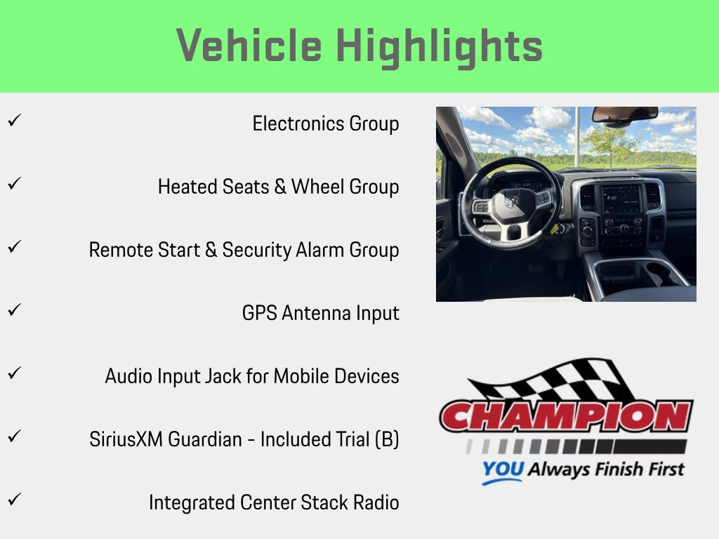 Used 2023 RAM 1500 Classic SLT w/ Electronics Convenience Group AWD/4WD image 12