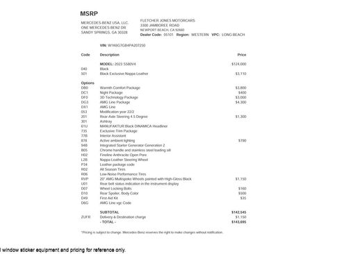 Certified 2023 Mercedes-Benz S 580 4MATIC Sedan image 4