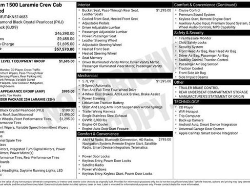 Used 2019 RAM 1500 Laramie image 44