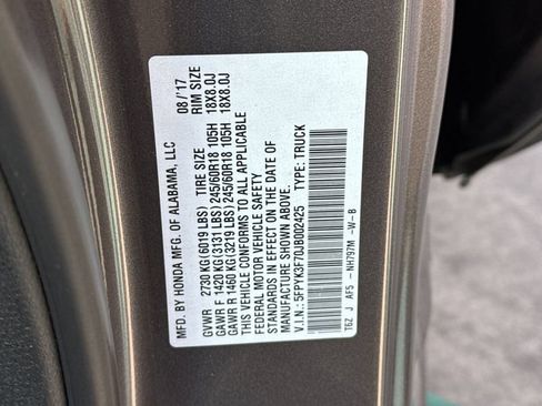 Used 2018 Honda Ridgeline RTL-E image 37