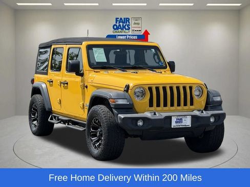 Certified 2018 Jeep Wrangler Unlimited Sport S AWD/4WD image 1