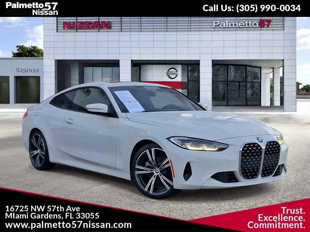 Used 2021 BMW 430i Coupe w/ Convenience Package RWD image 1