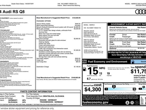 Used 2024 Audi RS Q8 image 2