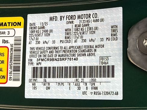 New 2025 Ford Bronco Sport Big Bend AWD/4WD image 31