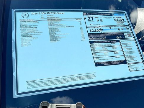 New 2026 Mercedes-Benz E 350 4MATIC Sedan image 13