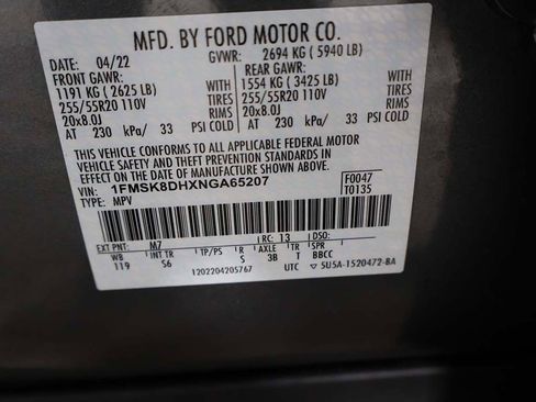 Used 2022 Ford Explorer XLT w/ Equipment Group 202A image 50