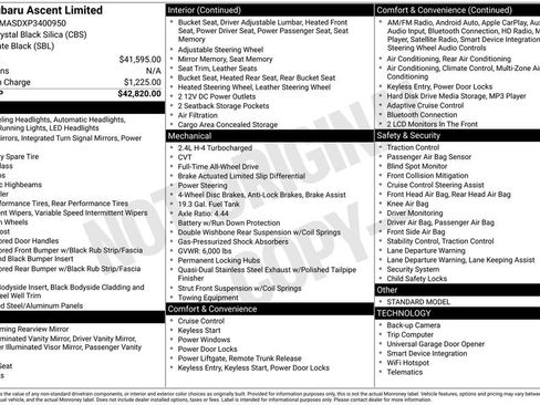 Used 2023 Subaru Ascent Limited image 17